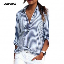 Women's Striped Long Sleeve Shirt