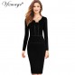 Women s Long Sleeve Elegant Pencil Dress32822878187